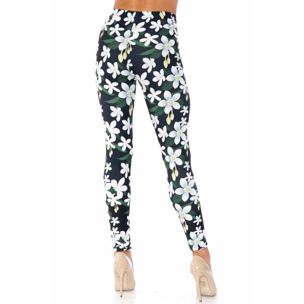 USAFashion Creamy Soft Daisy Bloom Kids Leggings - USA Fashion™